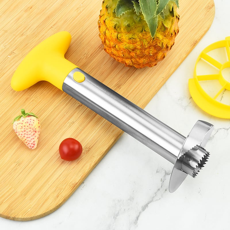 Premium Stainless Steel Pineapple Corer & Slicer Tool