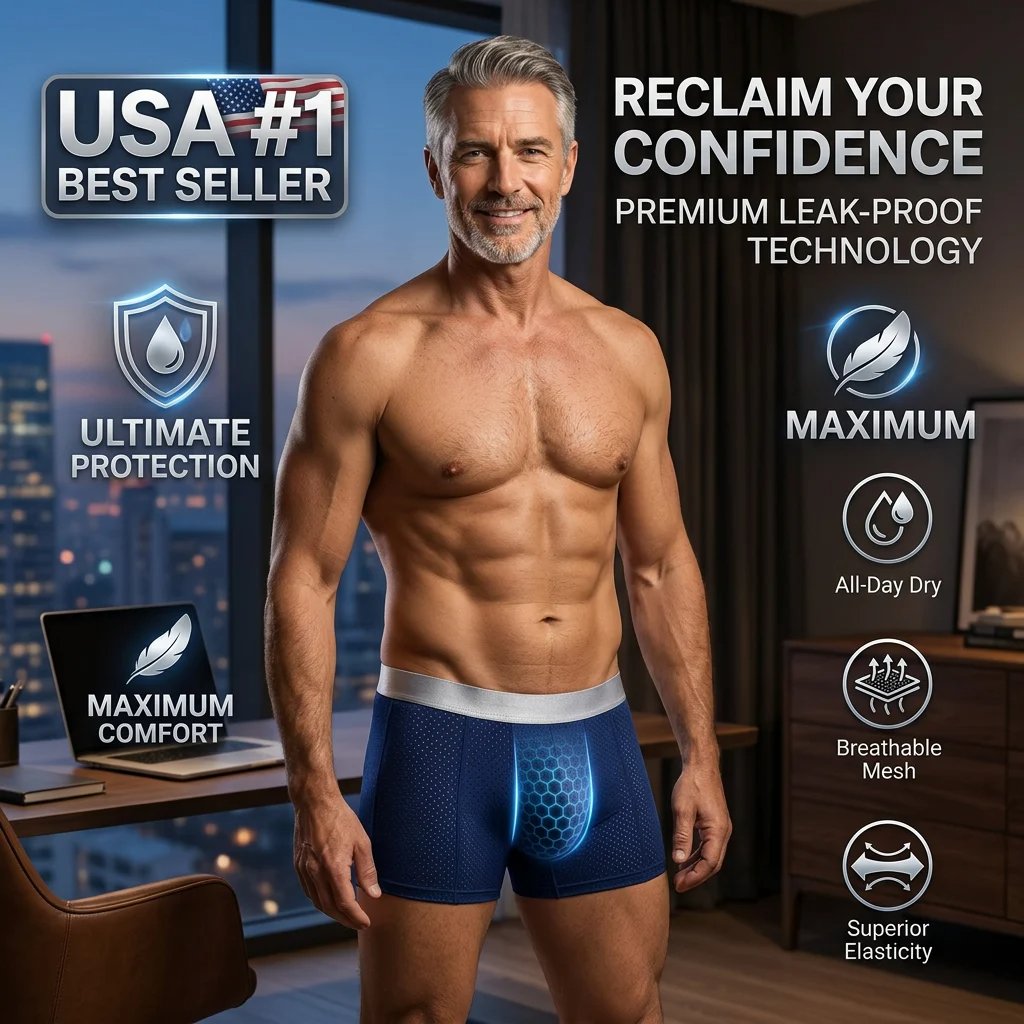 【Buy 3 Get 2 Free】-🔥 Premium Leakproof lceSilk Mesh Men's Boxer
