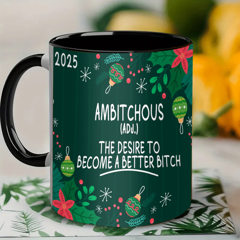 2025 Ambitchous Ceramic Coffee Mug