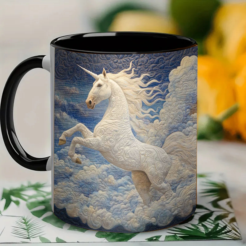 Horse on the Cloud Ceramic Coffee Mug