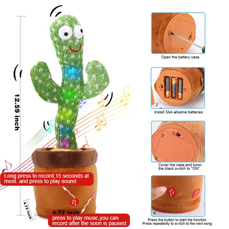 Talking & Dancing Cactus Mimicking Toy