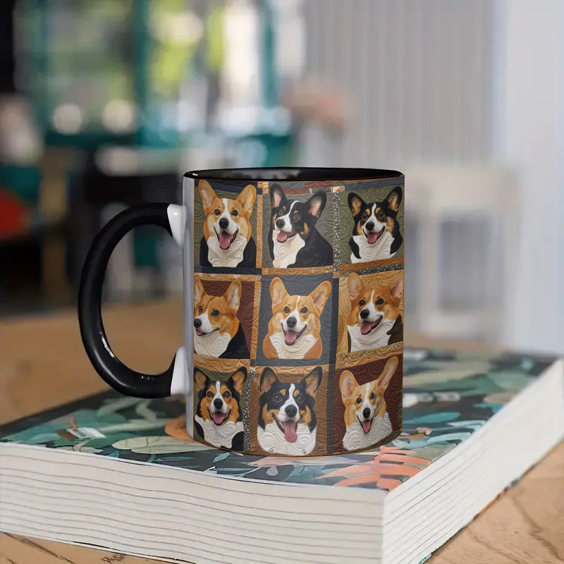 Corgi Dog Ceramic Coffee Mug