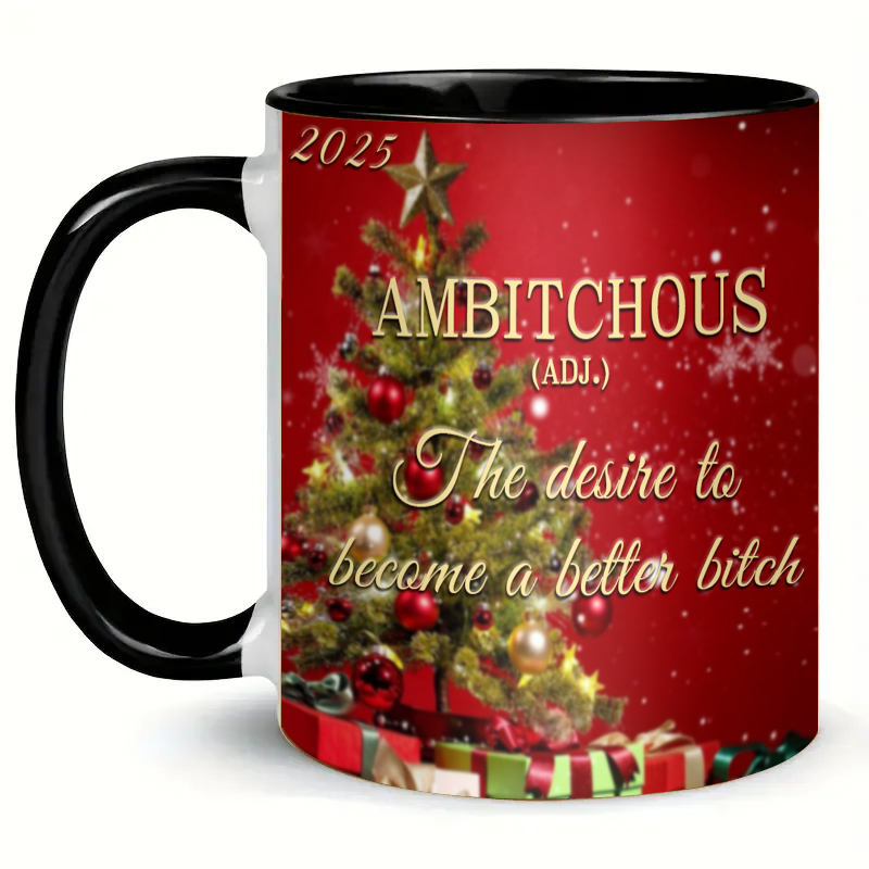 2025 Ambitchous Ceramic Coffee Mug
