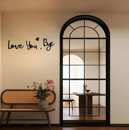 "Love you Bye" ✨Wooden Wall Hanging Sign Decoration - No Wall Damage