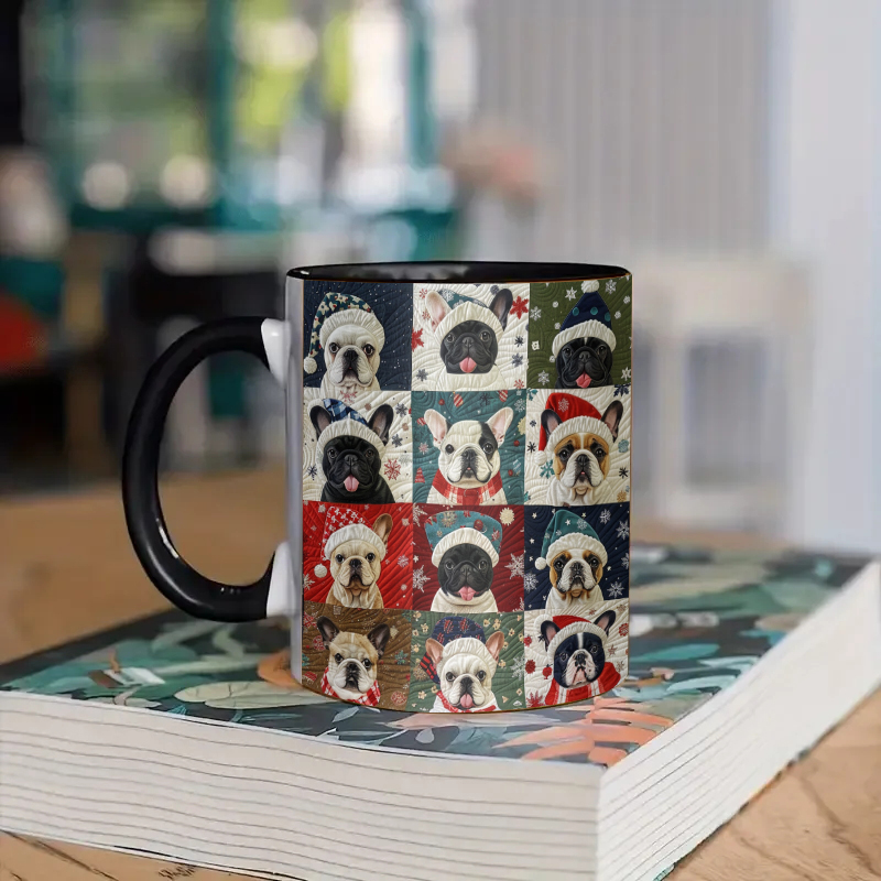 Christmas Dog Ceramic Coffee Mug