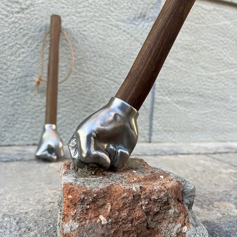 IronPunch™ 2.2lb Stainless Fist Hammer – Master Your Craft