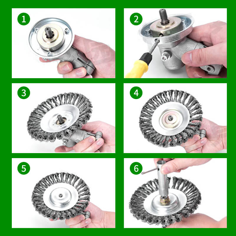 Universal Steel Wire Trimmer Head Replacement