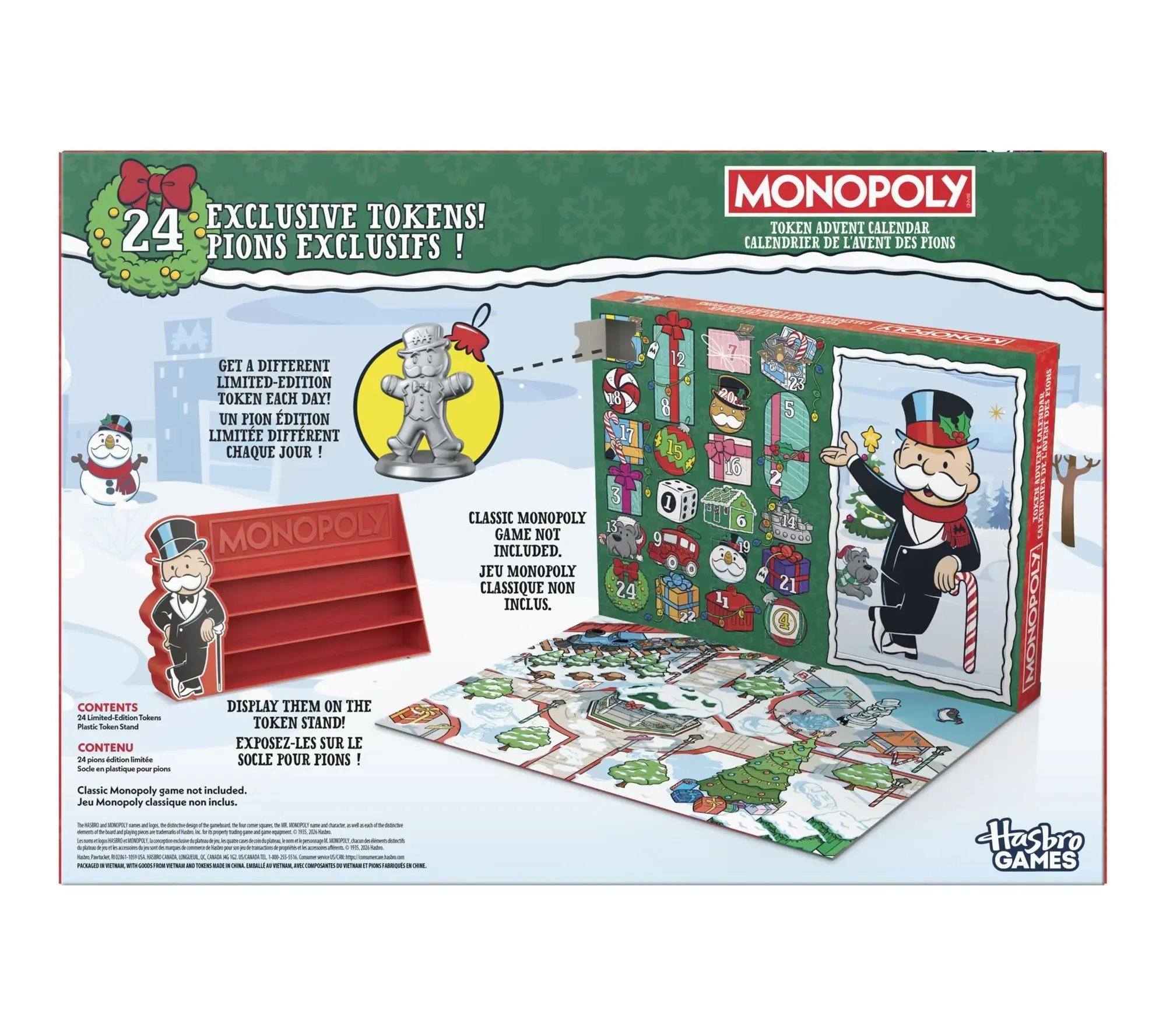🎲 Monopoly Token Advent Calendar