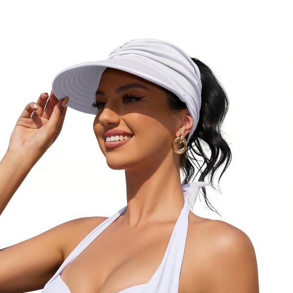 Women's UPF 50+ UV Protection Sun Visor Hat