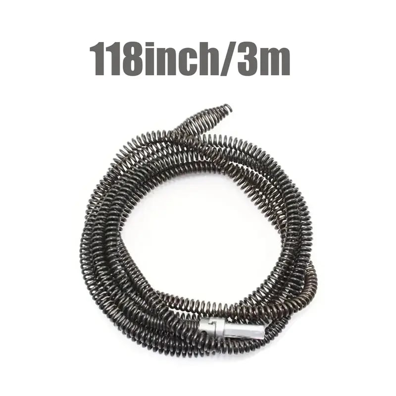 Drain cleaning snake length options