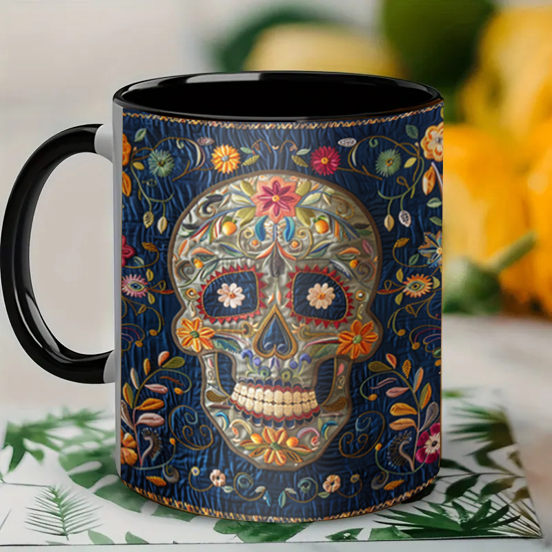 Skull Ceramic Coffee Mug
