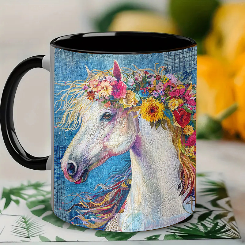 Garland Horse Ceramic Coffee Mug