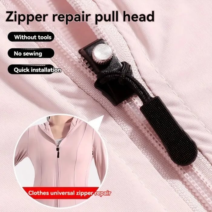 🎁Universal Zipper Repairer – Removable Zip Slider for Quick & Easy Repairs