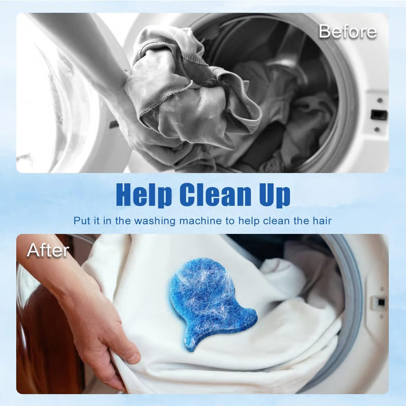 🐳Indigo Laundry Pet Hair Removal Fish