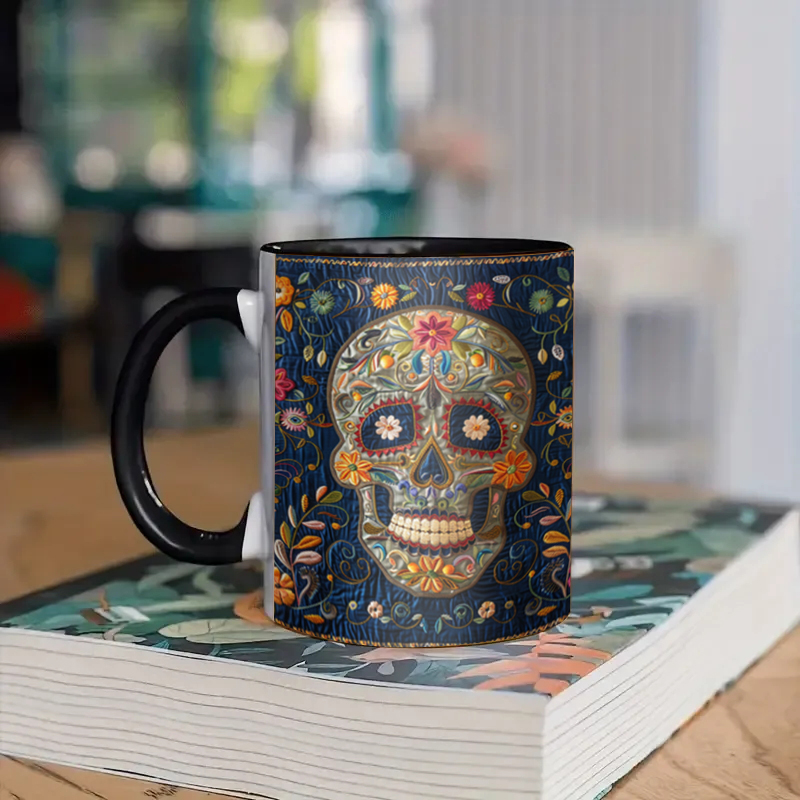 Skull Ceramic Coffee Mug