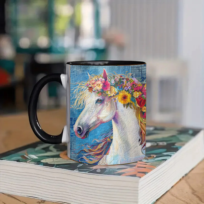 Garland Horse Ceramic Coffee Mug