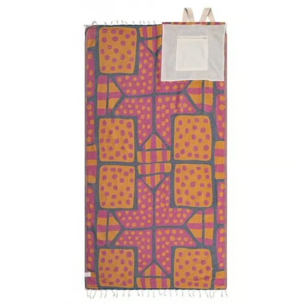 Multifunctional 2-in-1 Sand-Resistant Towel Bag for Outdoor & Travel Use