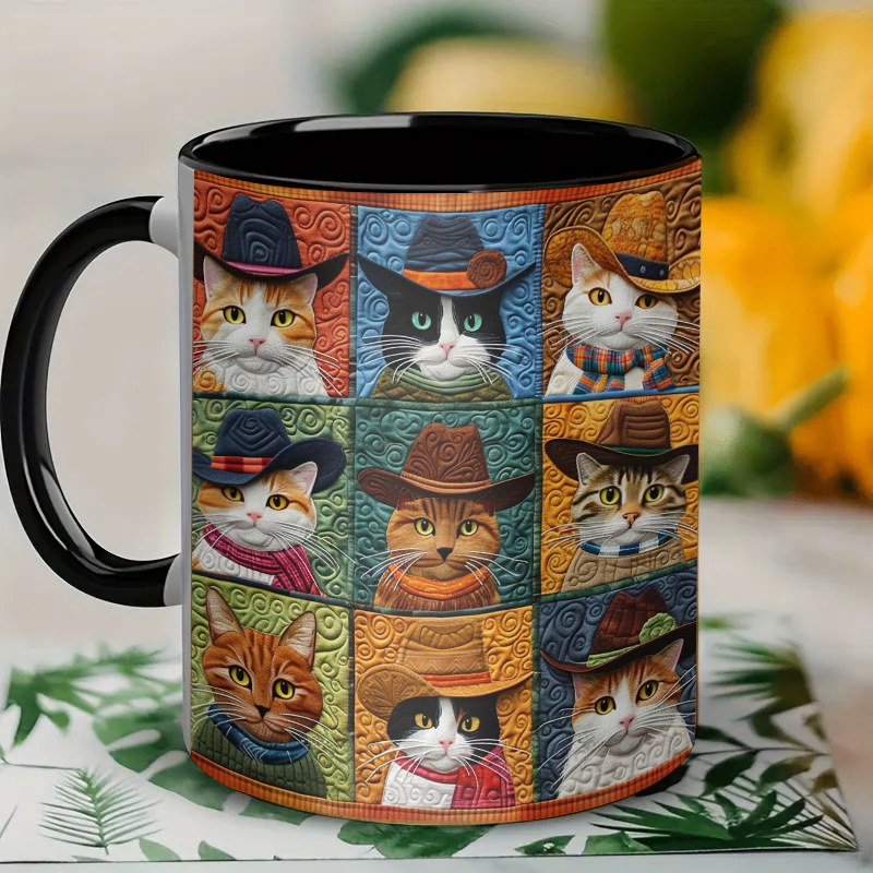 Bounty Cat Ceramic Coffee Mug