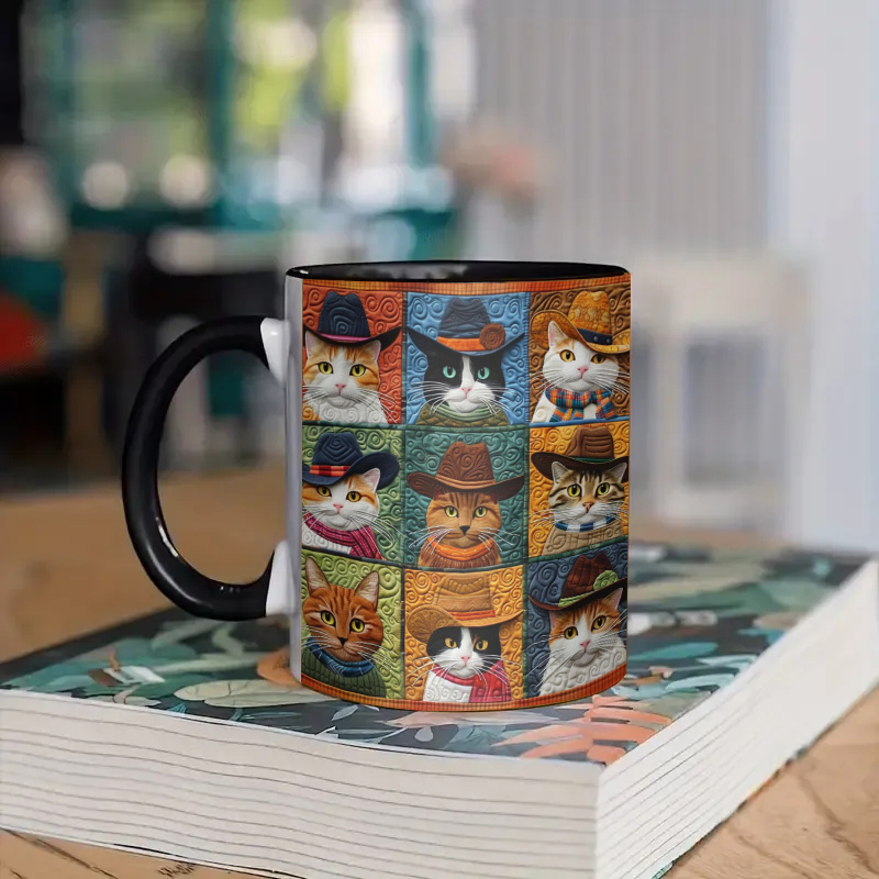 Bounty Cat Ceramic Coffee Mug