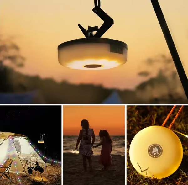 🏕️ Multi-Functional Camping Lantern – Collapsible Tent Light & Outdoor String Lamp 🌟