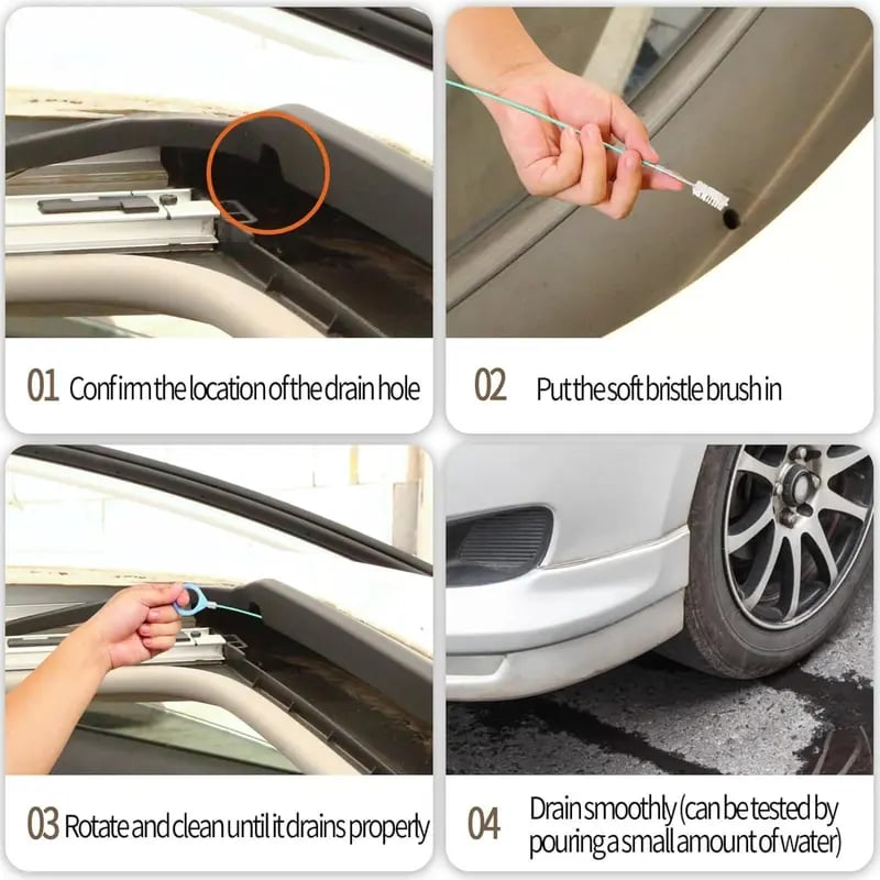 🔥Car Sunroof Drain Clog Remover (16.4ft/5m)