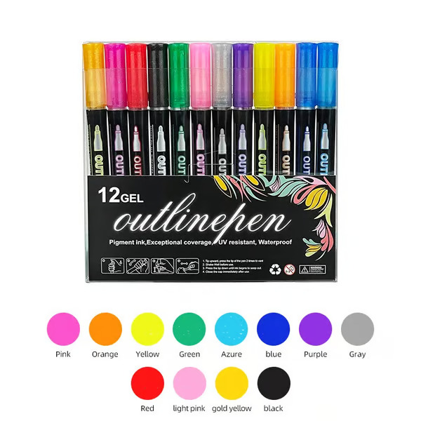 🔥🖌48-color Coloring Lightstick Graffiti Pen