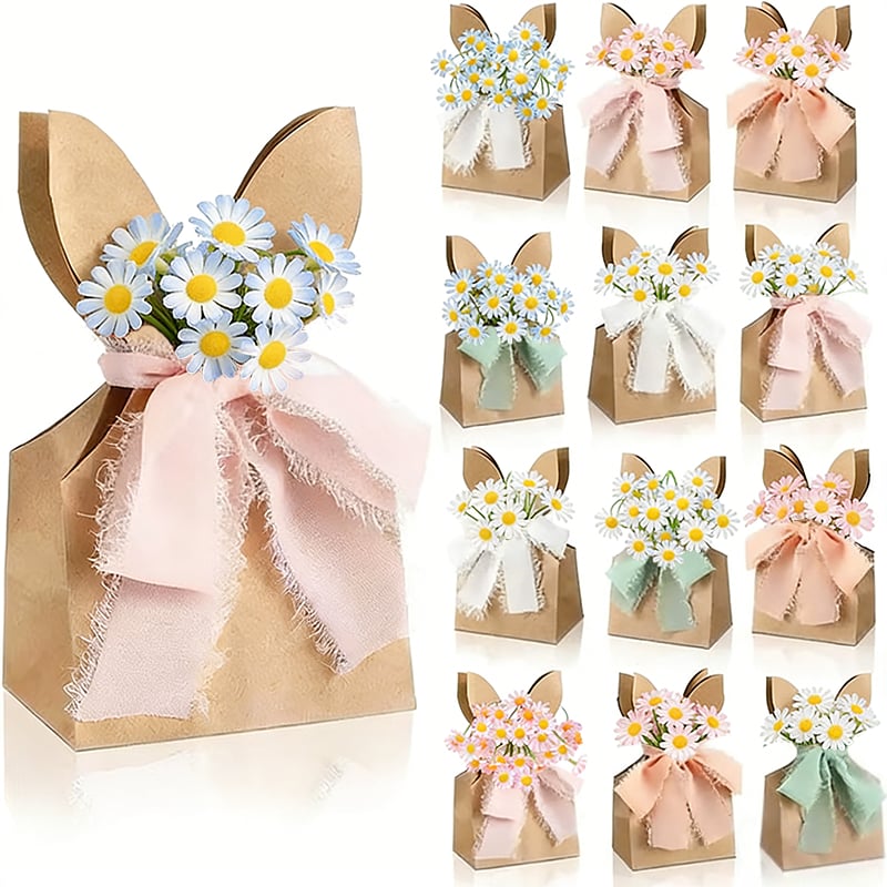 🐰Boho Bow Goodie Bags for Egg Hunts, Classroom Treats & Thoughtful Spring Surprises