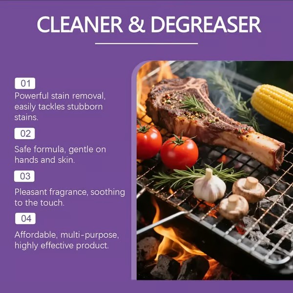 🔥Father's Day Sale 49% OFF🔥BBQ Non-toxic, Heavy Duty, No Residue Grill Cleaner Degreaser Spray