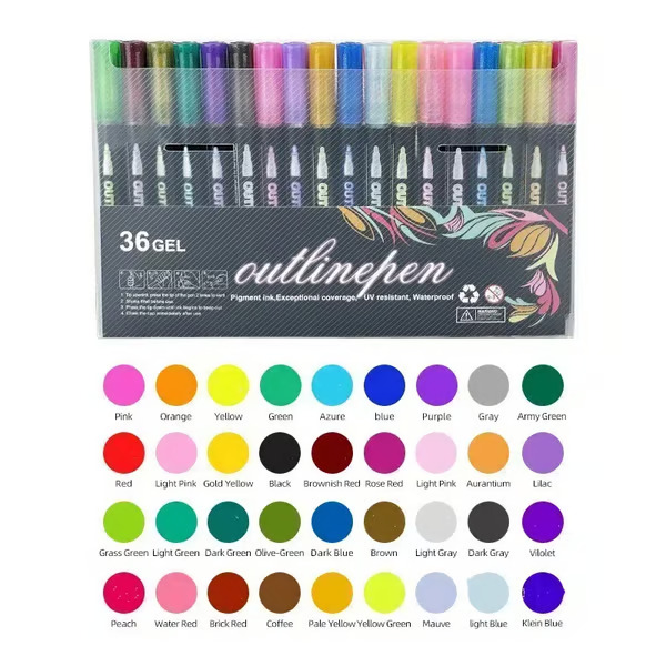 🔥🖌48-color Coloring Lightstick Graffiti Pen