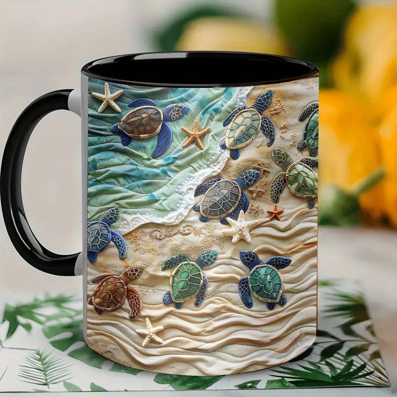 Turtle Beach Ceramic Coffee Mug