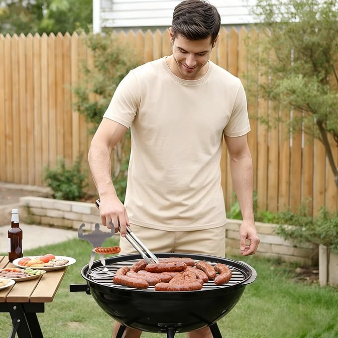 Funny BBQ Stand Muscle Man Hot Dog Holder