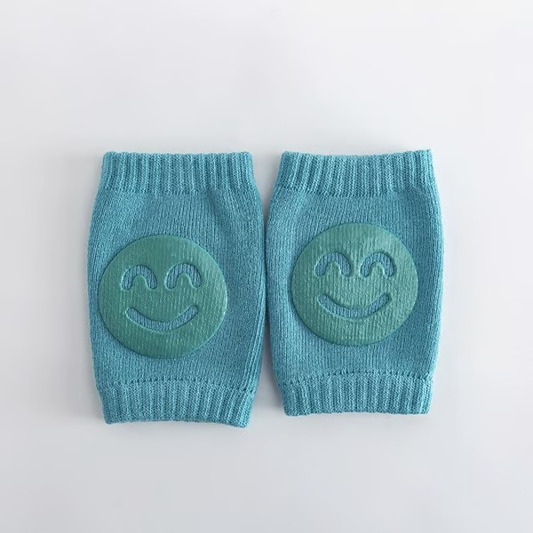 Baby 5-Pair Non-Slip Knee Pads, Thick Soft Contoured Fit for Crawling, Durable Fall Protection