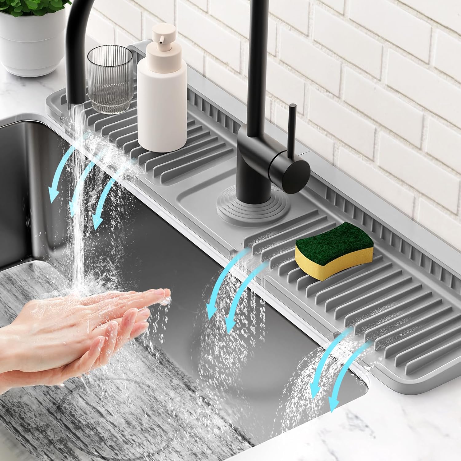 Kitchen Sink Faucet Mat