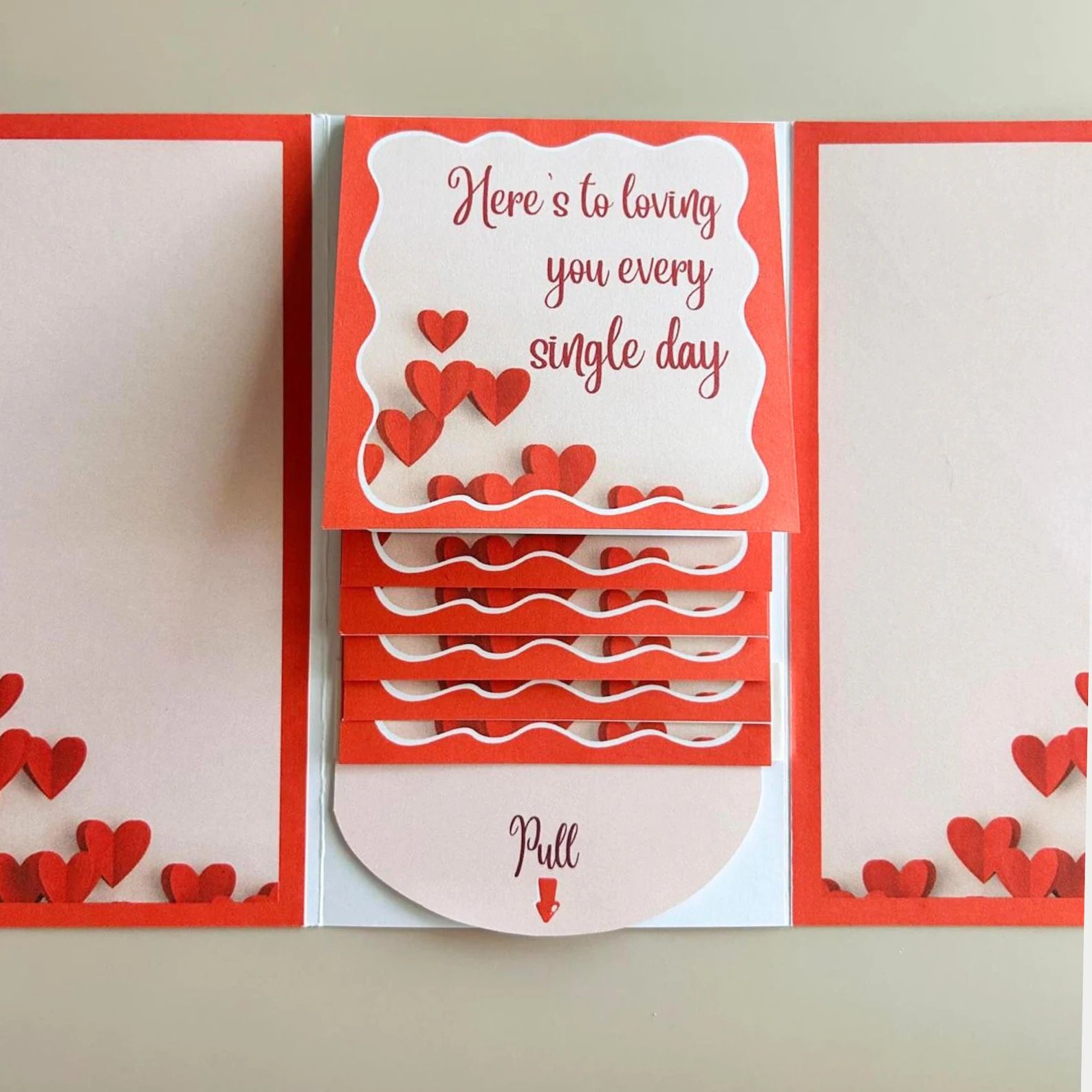 🎂✨ Handmade Waterfall Birthday Gift Card Booklet💖
