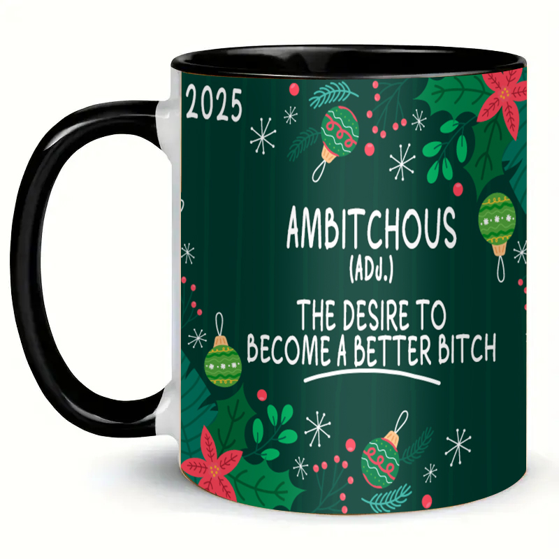 2025 Ambitchous Ceramic Coffee Mug