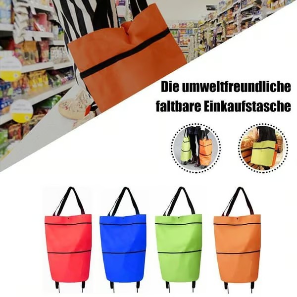 🛍️Foldable 2-in-1 Shopping Bag