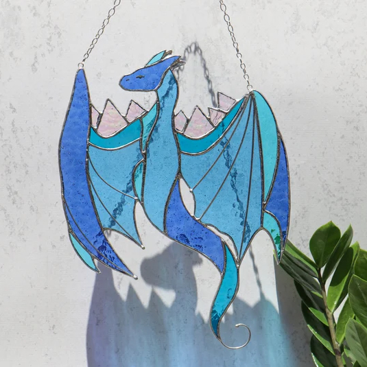 🌞Sun Catcher✨Dragon Glass Window Hanging