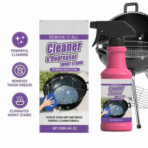 🔥Father's Day Sale 49% OFF🔥BBQ Non-toxic, Heavy Duty, No Residue Grill Cleaner Degreaser Spray
