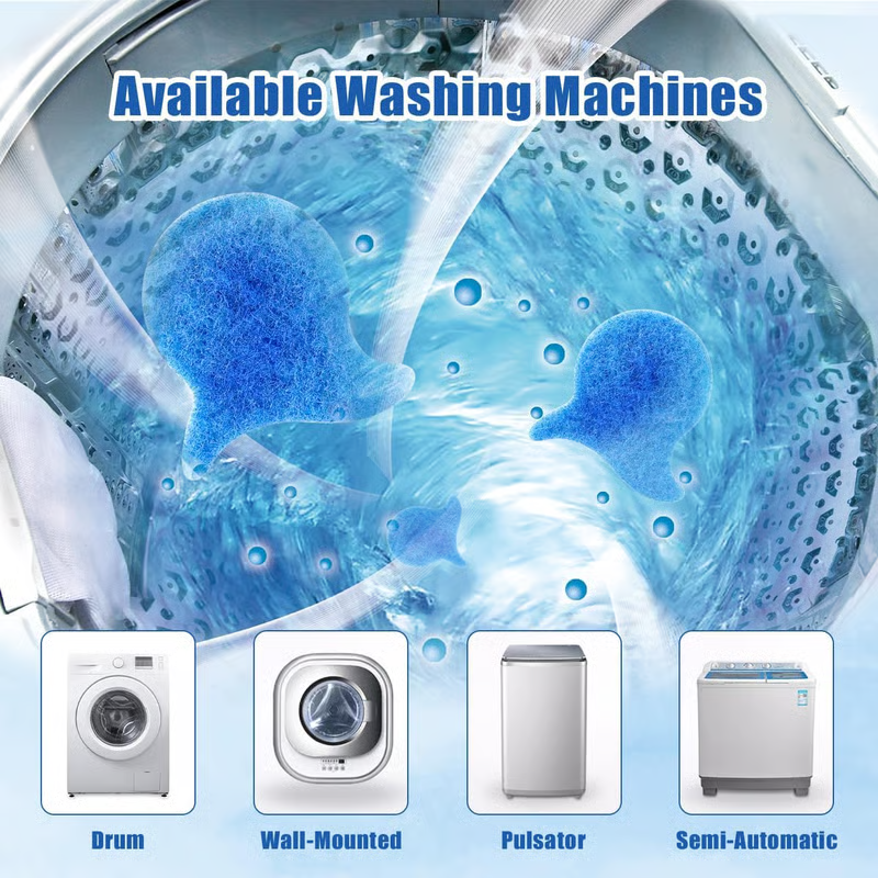 🐳Indigo Laundry Pet Hair Removal Fish