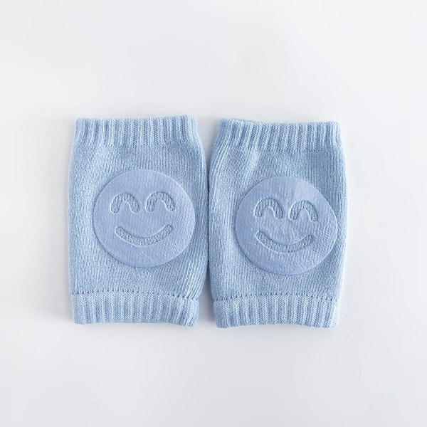 Baby 5-Pair Non-Slip Knee Pads, Thick Soft Contoured Fit for Crawling, Durable Fall Protection