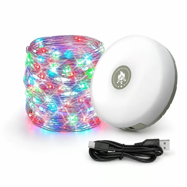 🏕️ Multi-Functional Camping Lantern – Collapsible Tent Light & Outdoor String Lamp 🌟