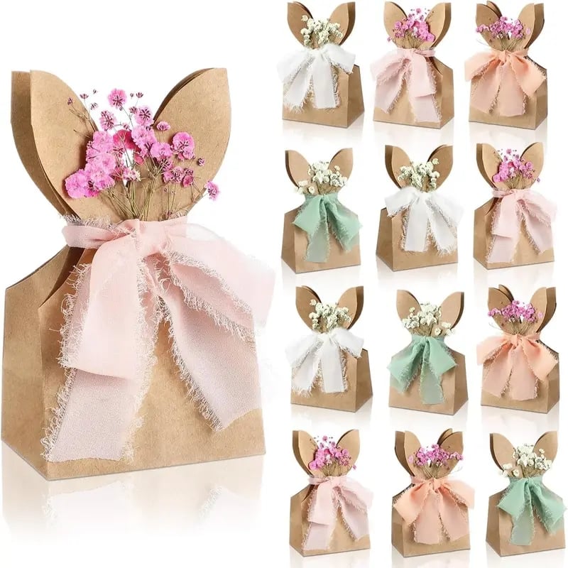 🐰Boho Bow Goodie Bags for Egg Hunts, Classroom Treats & Thoughtful Spring Surprises