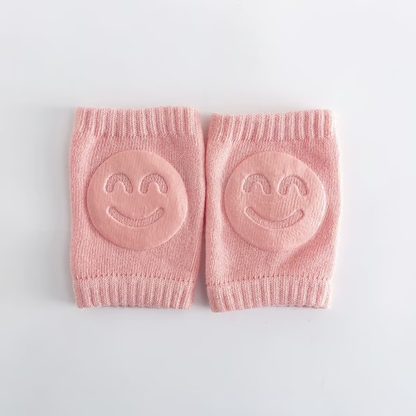 Baby 5-Pair Non-Slip Knee Pads, Thick Soft Contoured Fit for Crawling, Durable Fall Protection