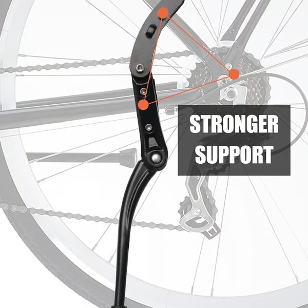 🚲 Premium Adjustable Bike Kickstand – Stability Meets Durability