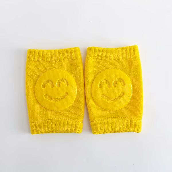 Baby 5-Pair Non-Slip Knee Pads, Thick Soft Contoured Fit for Crawling, Durable Fall Protection