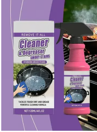 🔥Father's Day Sale 49% OFF🔥BBQ Non-toxic, Heavy Duty, No Residue Grill Cleaner Degreaser Spray