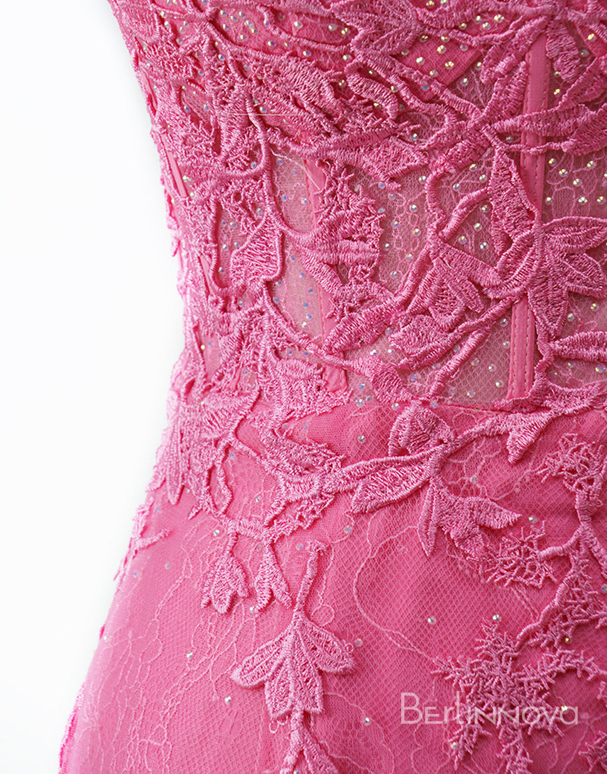 Sexy Elegant Lace Sweetheart Lace Up Homecoming Dress