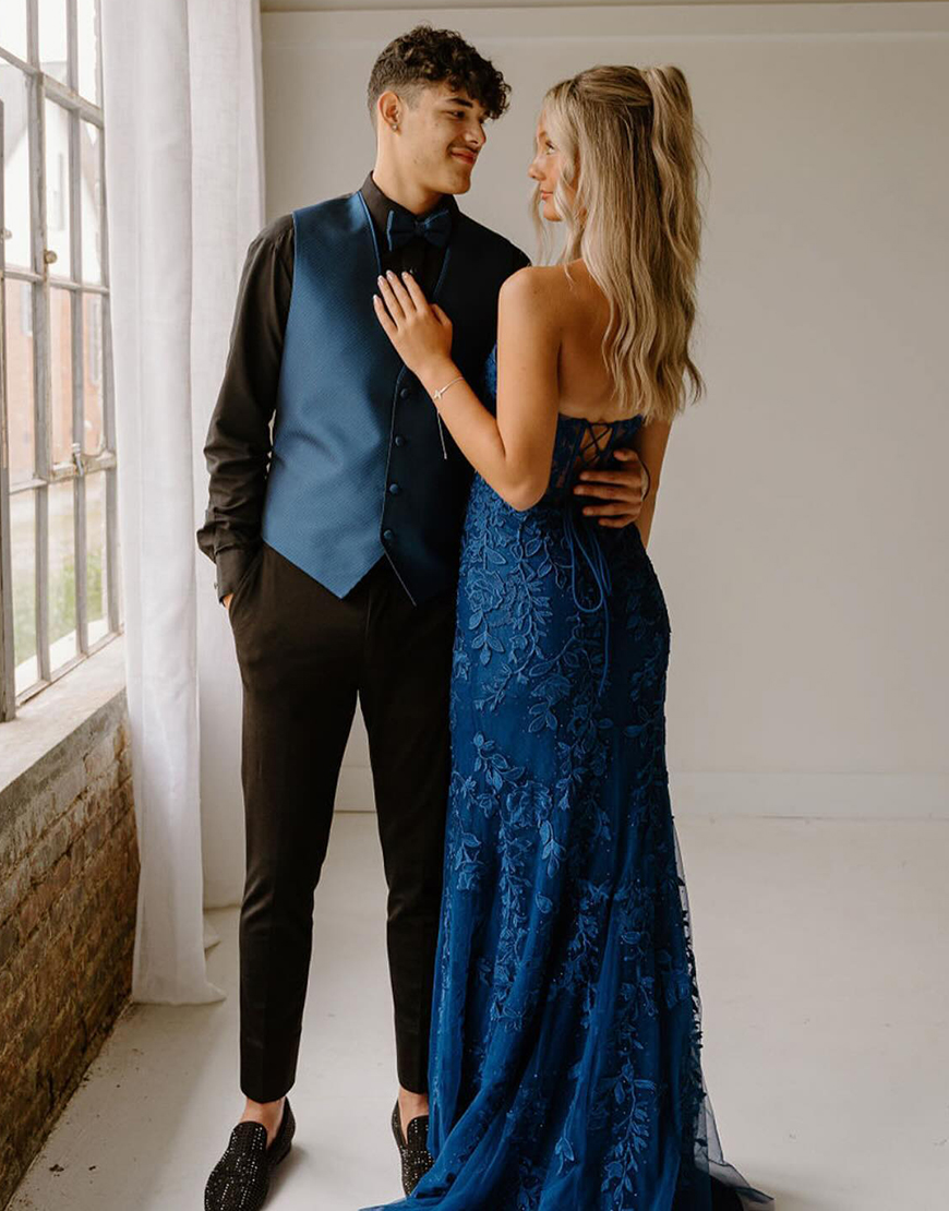 Mermaid Sweetheart Prom Dress With Appliques