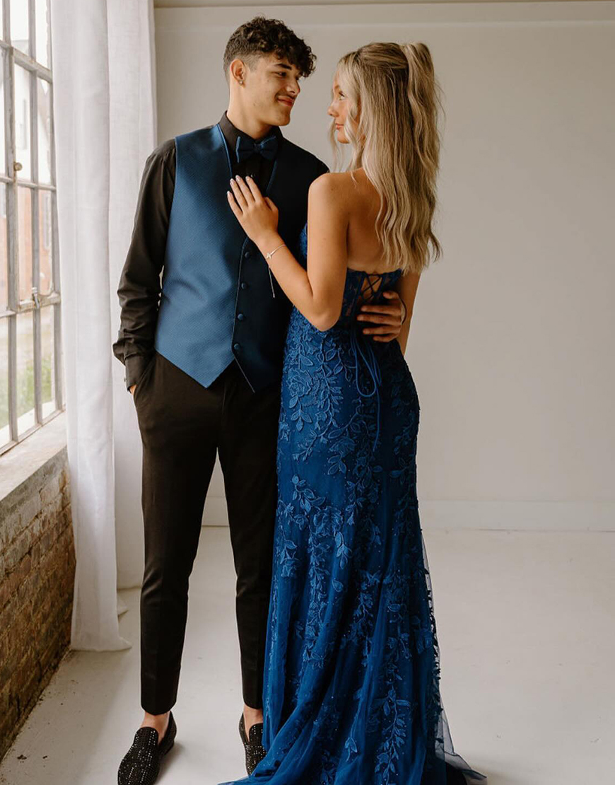 Mermaid Sweetheart Prom Dress With Appliques