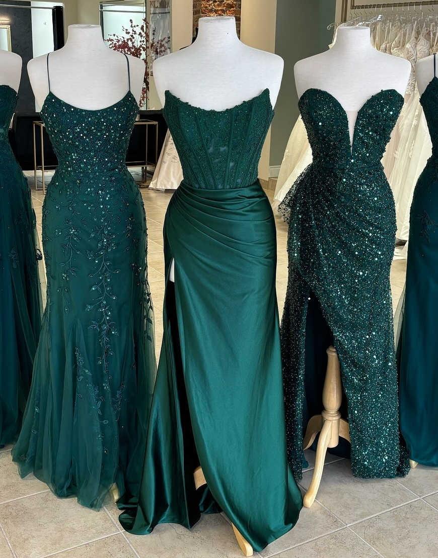 Sexy Red Strapless Long Prom Dress With Split